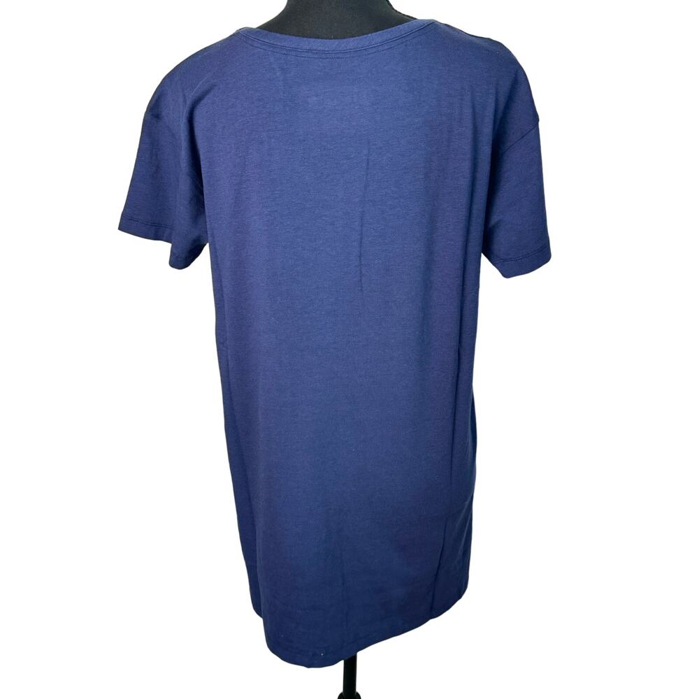 Koolaburra by UGG Jersey Short Sleeve Tunic Navy Size S NWOT - Picture 4 of 9